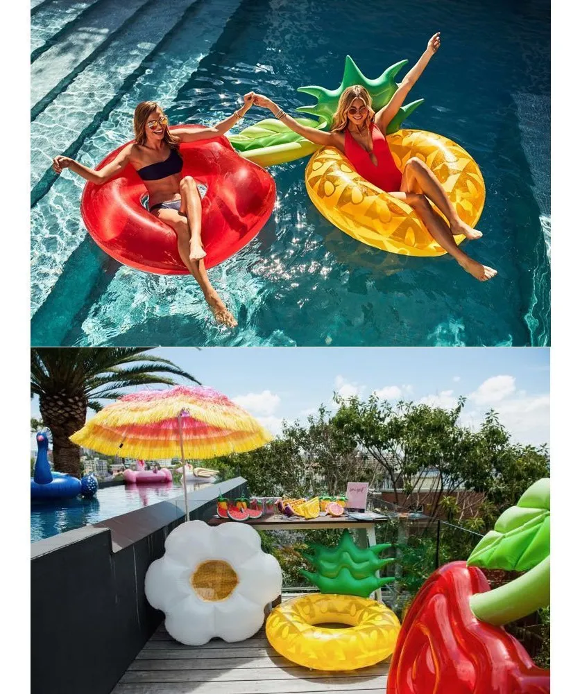 Flotador Inflable Gigante de Piña para Adultos - Divertido Verano ...
