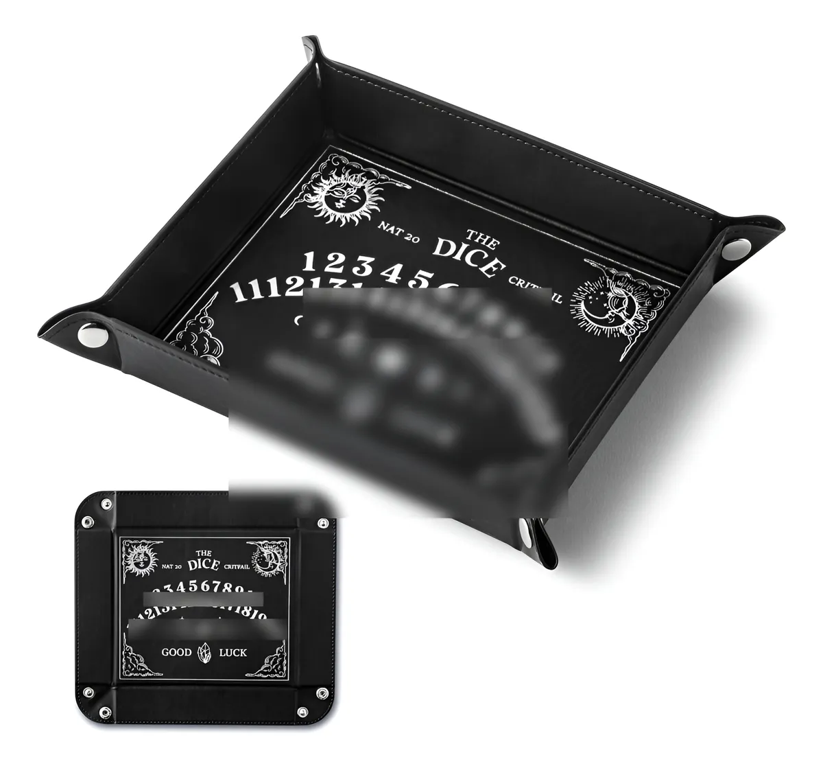 Bandeja Dados Plegable Portátil Juego Ouija Profesional - Accesorios para Juegos de Rol y Mesa - Duradera y Elegante