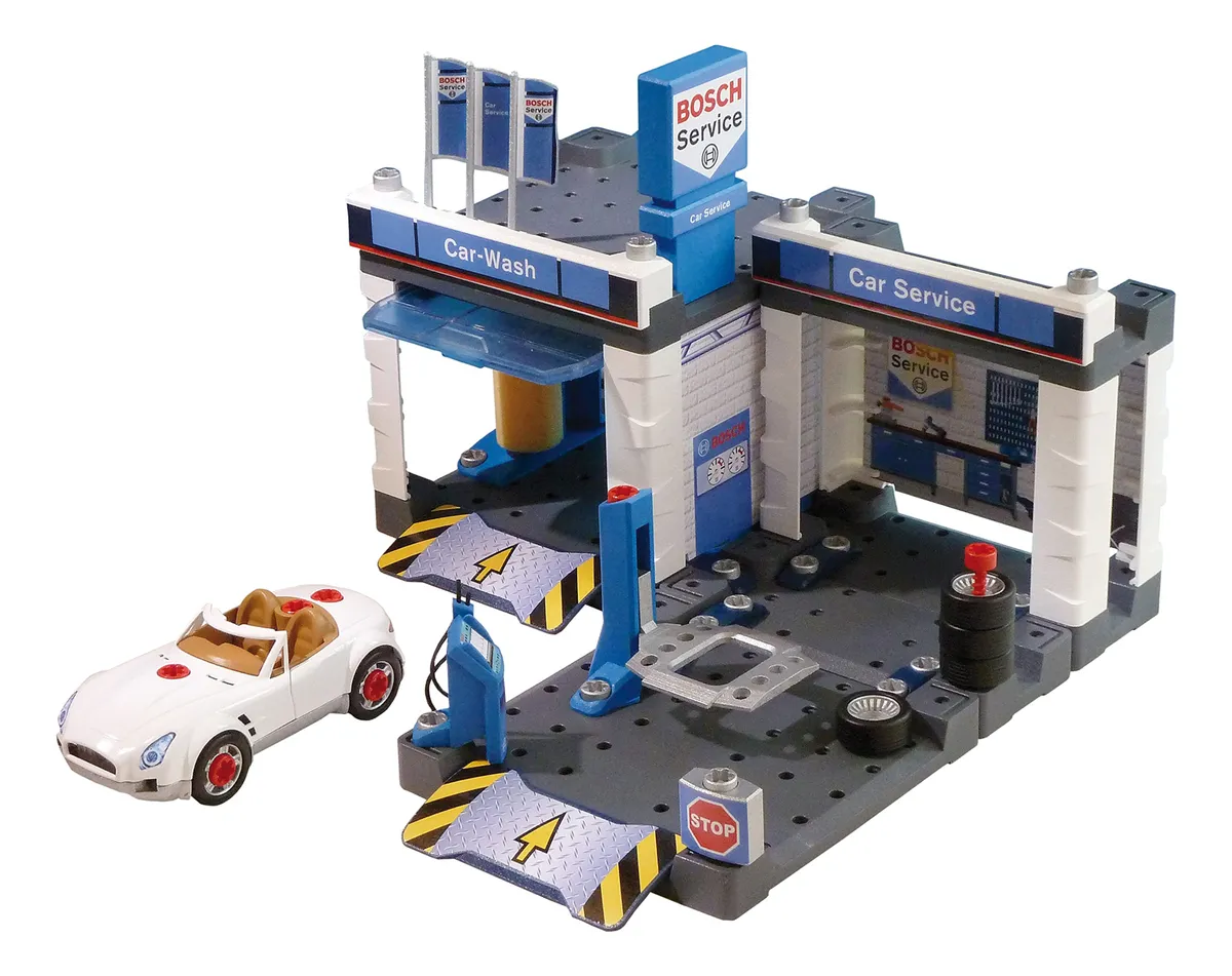 Estación de Reparación de Automóviles para Niños 3 Años: Juguete Educativo Interactivo con Herramientas Realistas para Juego Creativo y Desarrollo de Habilidades Motoras