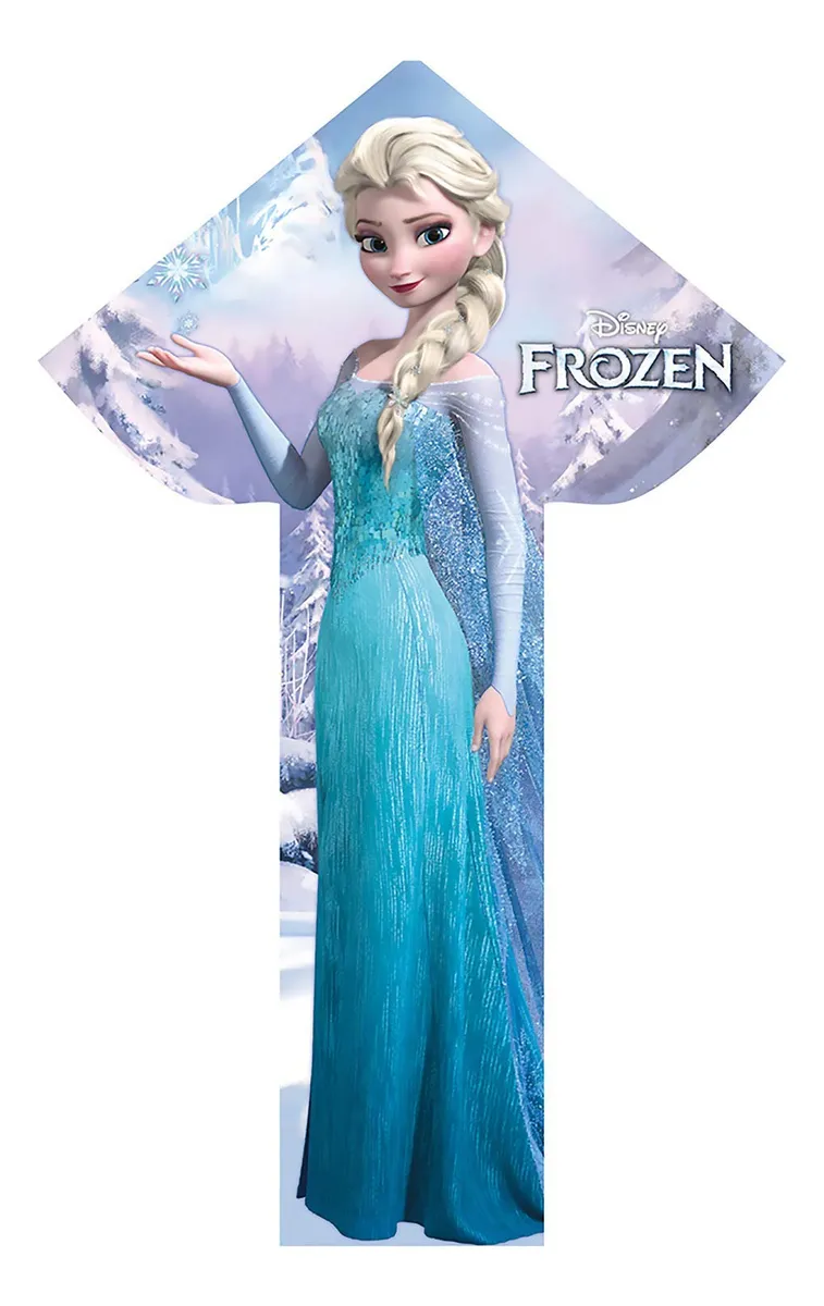 Cometa Frozen Elsa Breezyflier 57 Pulgadas Nylon Diseño Único para Viento Ligero y Diversión al Aire Libre