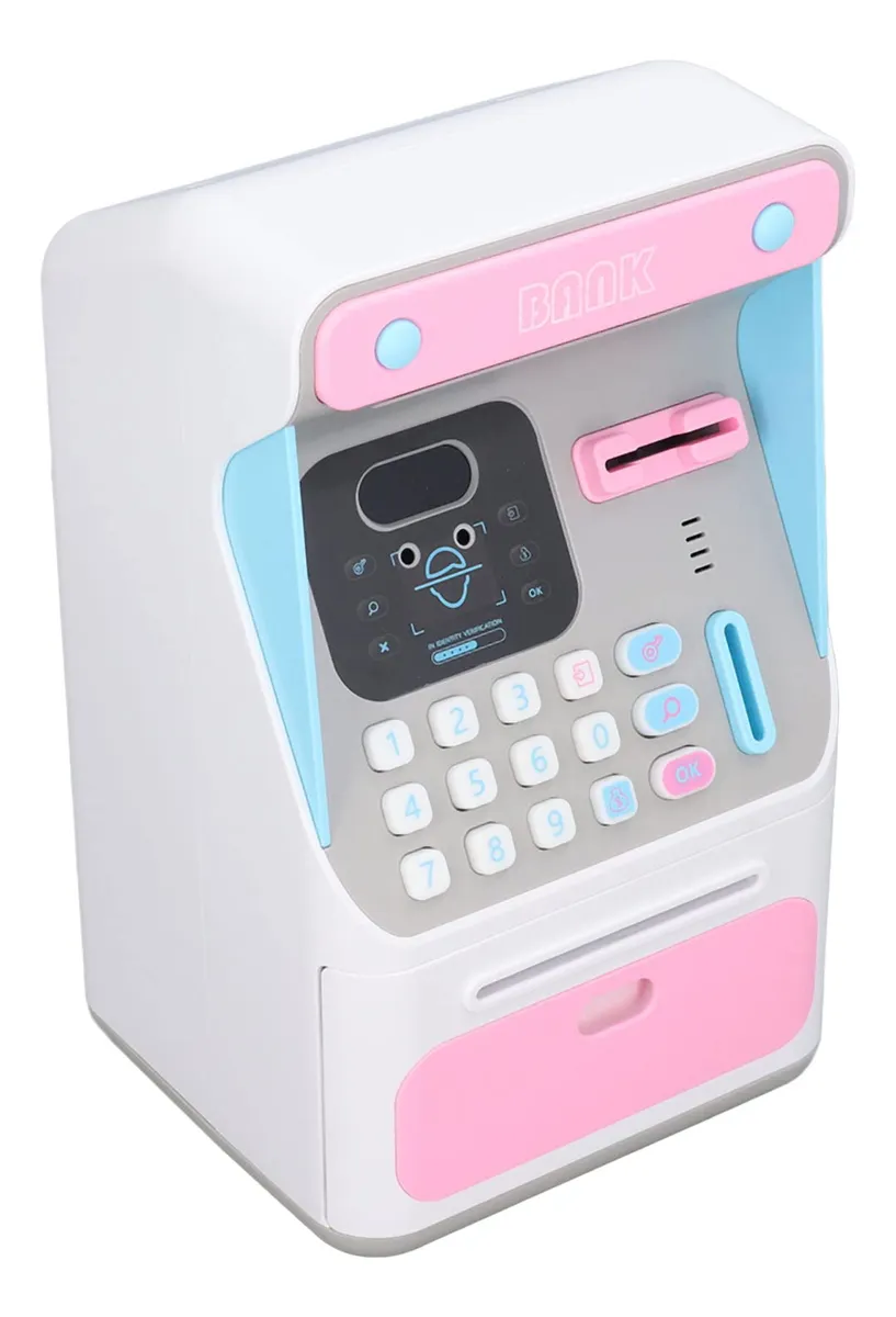 Hucha Automática con Reconocimiento Facial para Niños: Diversión y Ahorro Inteligente con Diseño Colorido