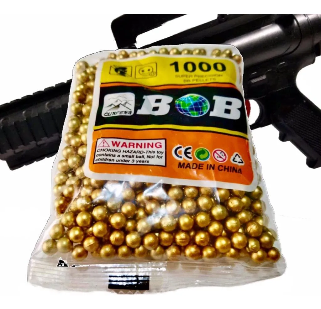 Balines de Plástico para Pistola de Juguete | 6mm | Paquete de 1000 Unidades | Diámetro Preciso para Diversión Segura y Realista