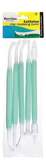 Estiletes de Precisión para Manualidades y Escultura de Foamy (Goma EVA) - Set Profesional 5 Piezas para Modelar y Detallar