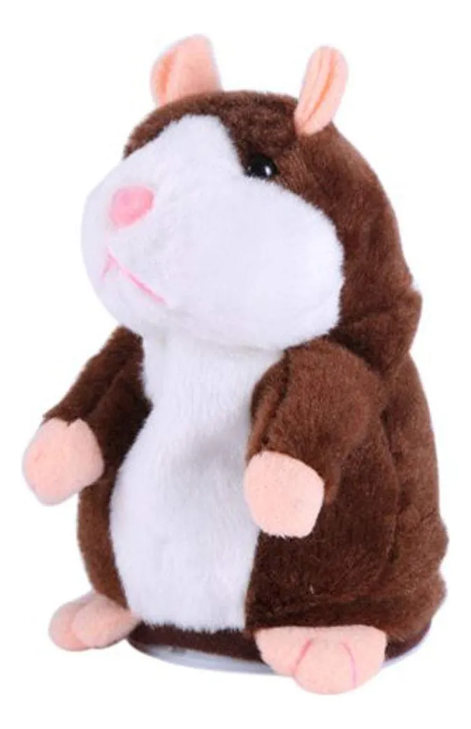 Juguete Interactivo De Felpa Pro Hámster Café 5.7 X 3 Pulgadas Marrón - Peluche Suave y Divertido para Mascotas
