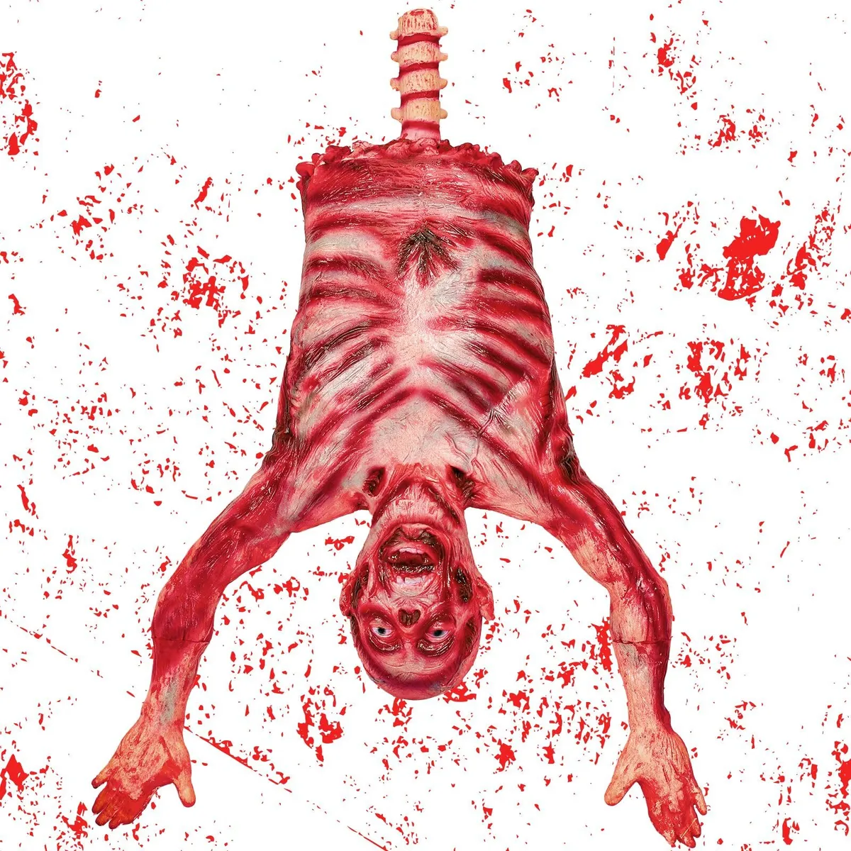 Cadáveres Colgantes Falsos Realistas para Decoración de Halloween | Adornos de Terror para Fiestas y Eventos | Atrezzo Siniestro para Ambiente Escalofriante
