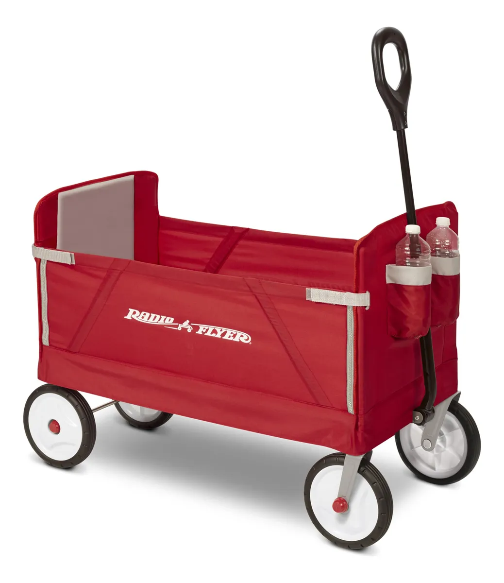 Carrito Plegable 3 en 1 Radio Flyer para Niños | Versátil, Duradero y Fácil de Transportar | Ideal para Paseos y Diversión al Aire Libre