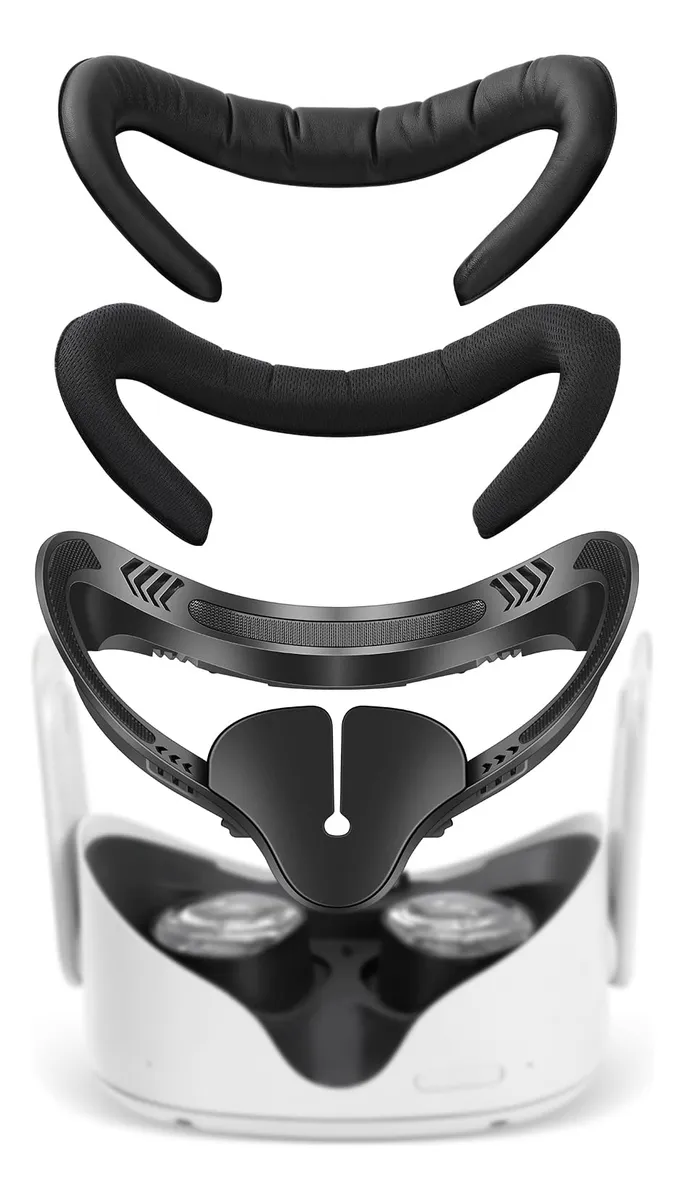 Almohadilla Facial para Oculus Quest 2: Cubierta Anti-vaho Cómoda y Transpirable para Mejor Experiencia de Realidad Virtual
