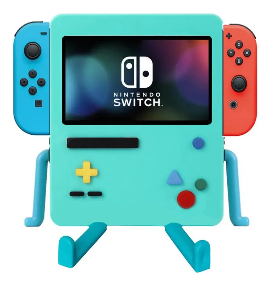 Soporte Portátil Premium para Accesorios Nintendo Switch OLED - Almacenamiento Organizado y Protección | Azul Intenso
