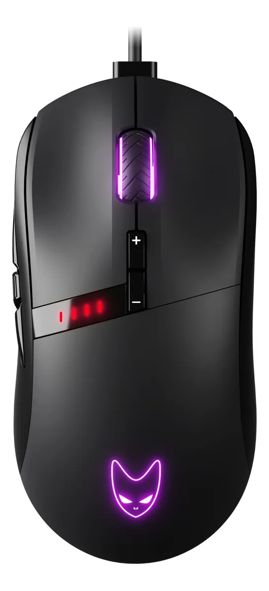 Mouse Con Botones Programables Mouse Gamer Profesional con Cable 12400 DPI, 9 Botones Programables y ...