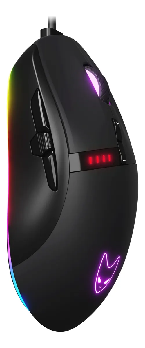 Mouse Con Botones Programables Mouse Gamer Profesional con Cable 12400 DPI, 9 Botones Programables y ...