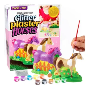 Pintura Y Yeso Con Brillo Caballos para Decorar Manualidades y Proyectos Artísticos - Acabado Perlado 500g