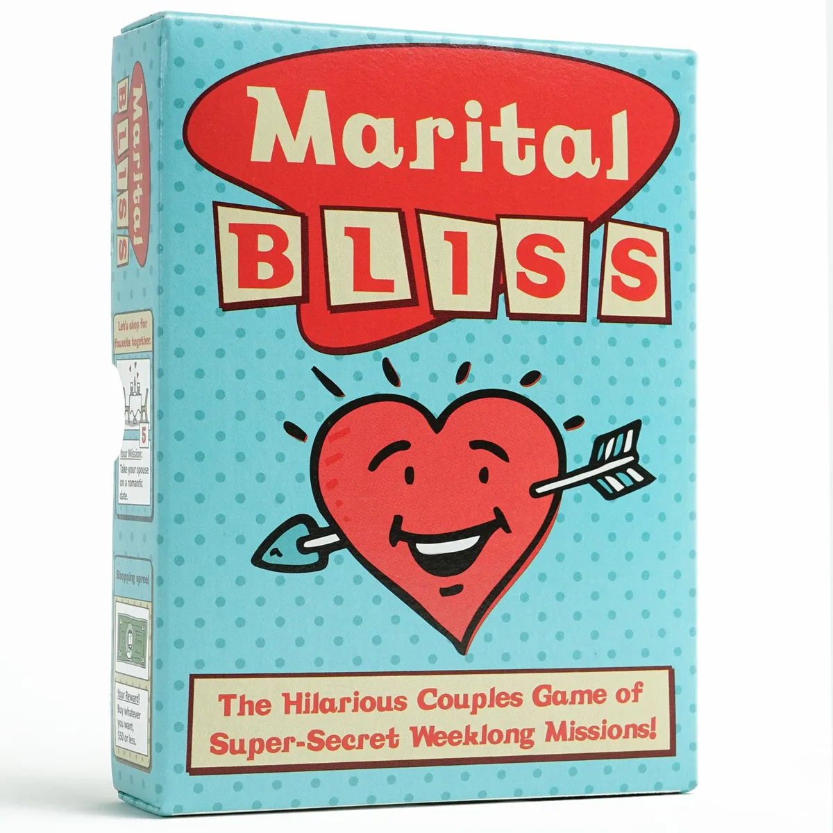 Juego de Cartas Marital Bliss para Parejas: Misiones Secretas Divertidas para Conectar y Fortalecer tu Relación de Pareja | Ideal para Citas Nocturnas y Momentos Románticos