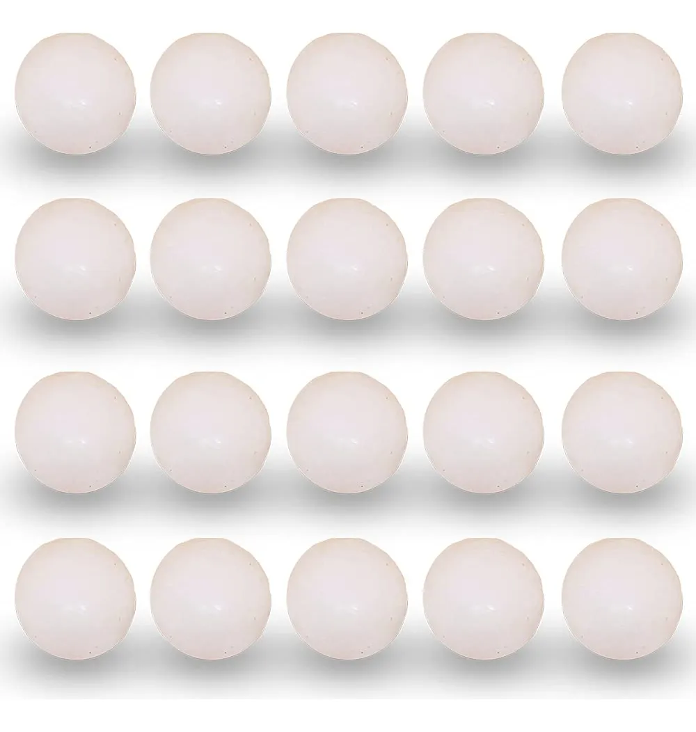20 Pelotas de Futbolito Lisas 33 mm para Diversión y Juegos Intensos | Diámetro Estándar para Mesas de Futbolín | Pack Económico y Duradero