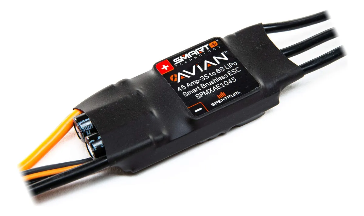 Controlador Esc sin Escobillas 45A | Soporte 3S-6S LiPo | Electrónica de Precisión | Ideal para Modelismo RC y Drones | Color Blanco Profesional
