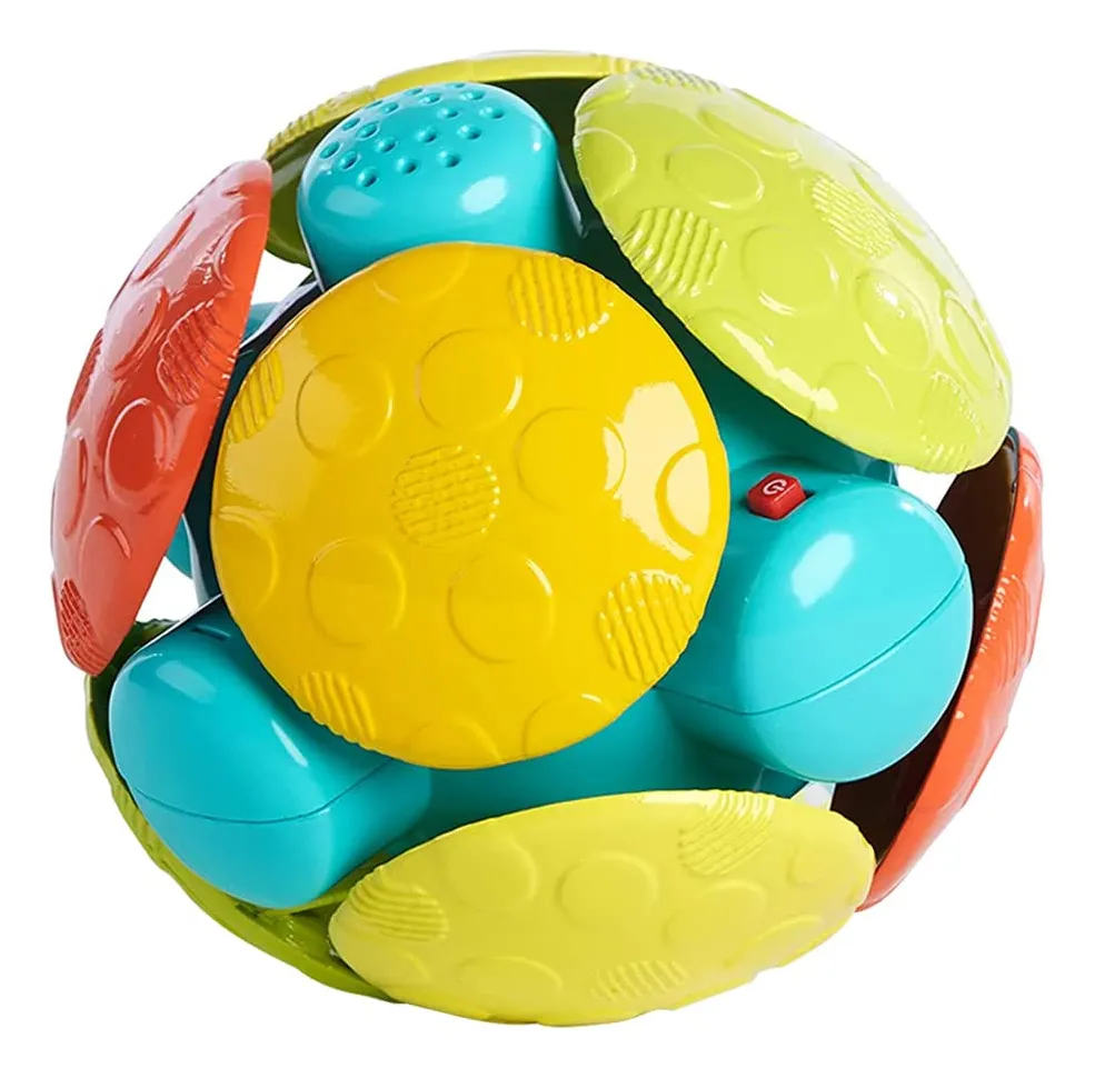 Pelota Sensorial De Agarre Flexible Para Bebés - Oball De Colores Con Textura Suave, Regalo Para Recién Nacidos