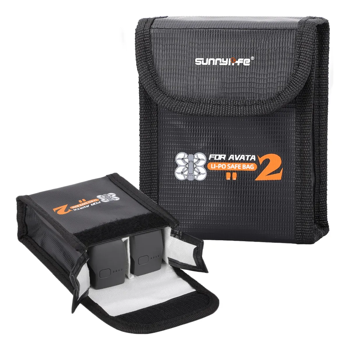 Bolsa Almacenamiento Batería DJI Avata 2 | Estuche Protector Antigolpes | Diseño Elegante a Prueba de Color