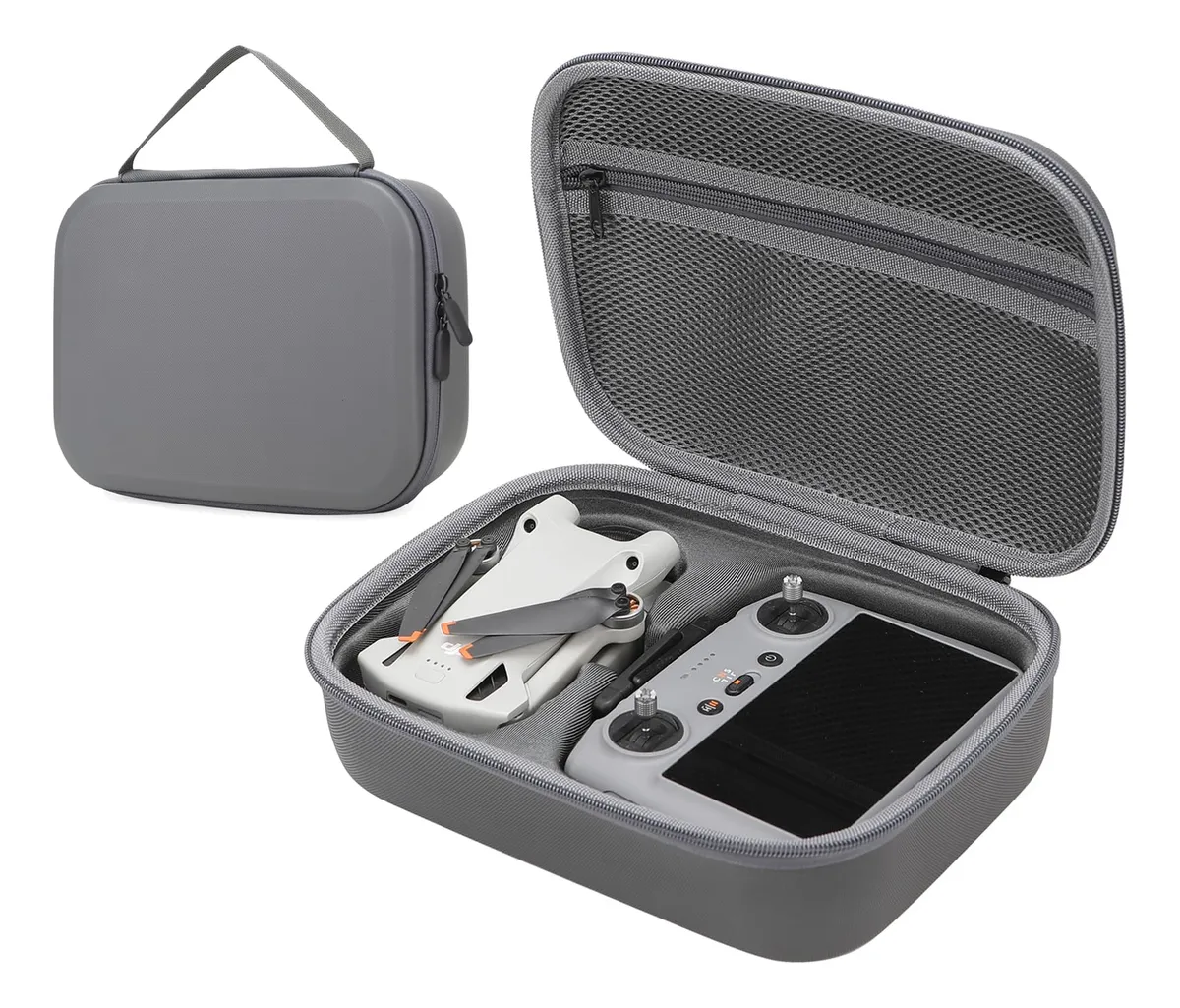 Bolsa Rigida Almacenamiento DJI Mini 4 Pro y Accesorios | Protectora Portátil Resistente | Funda Compacta Segura | Negro
