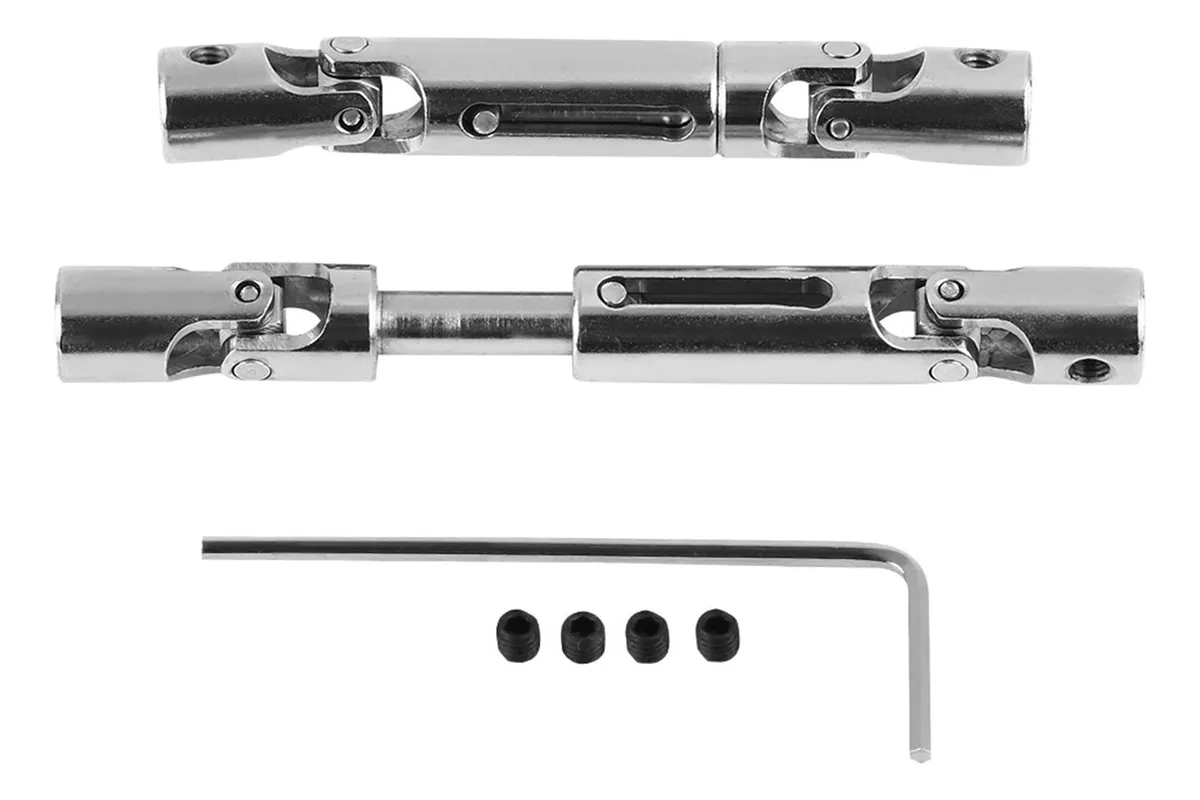 2 Piezas Eje de Transmisión Metálico para Coche RC - Repuesto Duradero para Modelos de Radiocontrol - Mejora Rendimiento y Resistencia