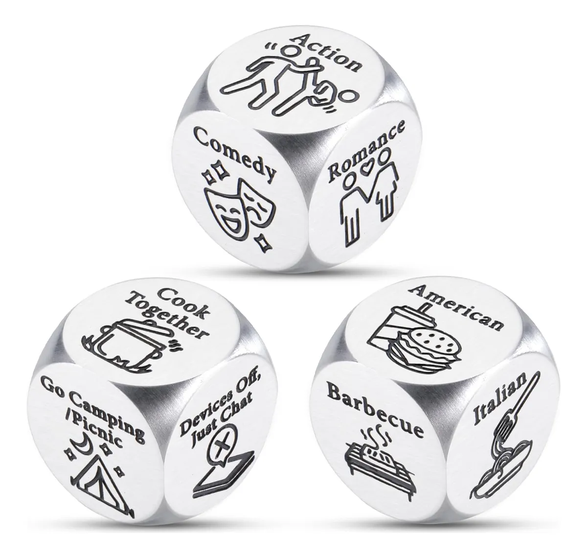 Juego de Dados para Citas Nocturnas de Parejas: Novedad Divertida para Momentos Románticos y Sorpresas Inesperadas