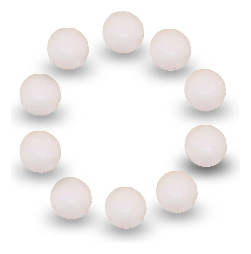 10 Pelotas Lisas de Futbolito Profesionales 33mm - Juego de Bolas Perfectas para Mesa de Futbolín - Accesorios de Deportivos de Alta Calidad