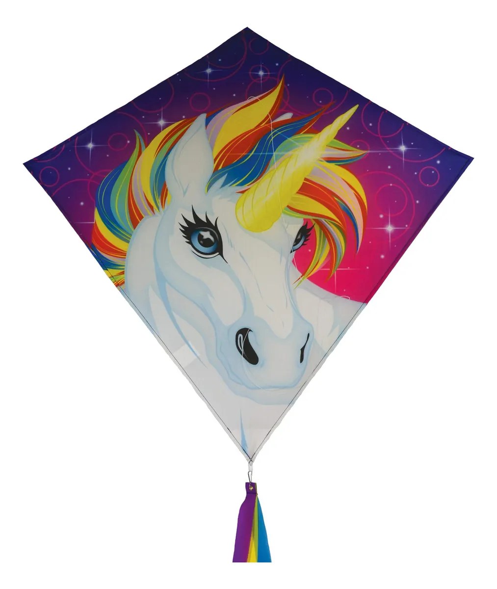 Cometa Diamante 83cm Divertida Fácil Volar Color Diseño Único - Ideal para Niños y Adultos en Exteriores