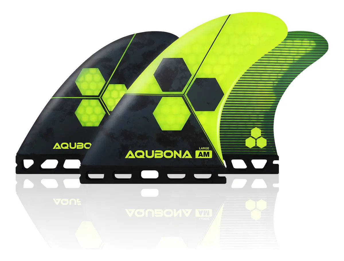 Aletas de Surf de Fibra de Vidrio Profesionales con Bolsa y Llave - Máximo Rendimiento y Durabilidad para Olas