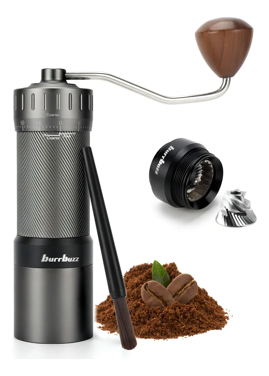 Molinillo de Café Manual Premium 35g con 144 Ajustes de Molienda para Café Fresco y Aroma Intenso | Fácil Limpieza y Diseño Ergonómico