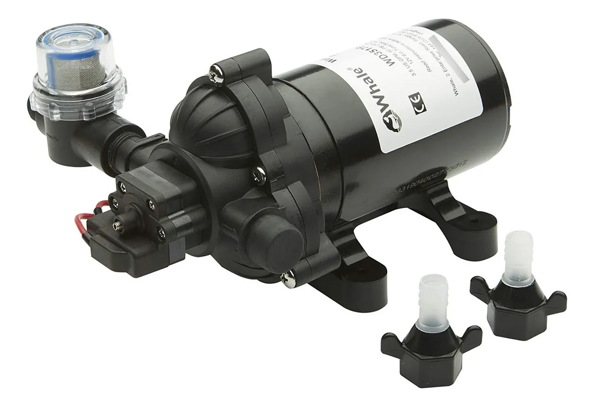 Bomba de Lavado a Presión 12V, 13.25 L/min, 50 PSI, Alta Eficiencia para Limpieza y Riego - Ideal para Vehículos y Exteriores