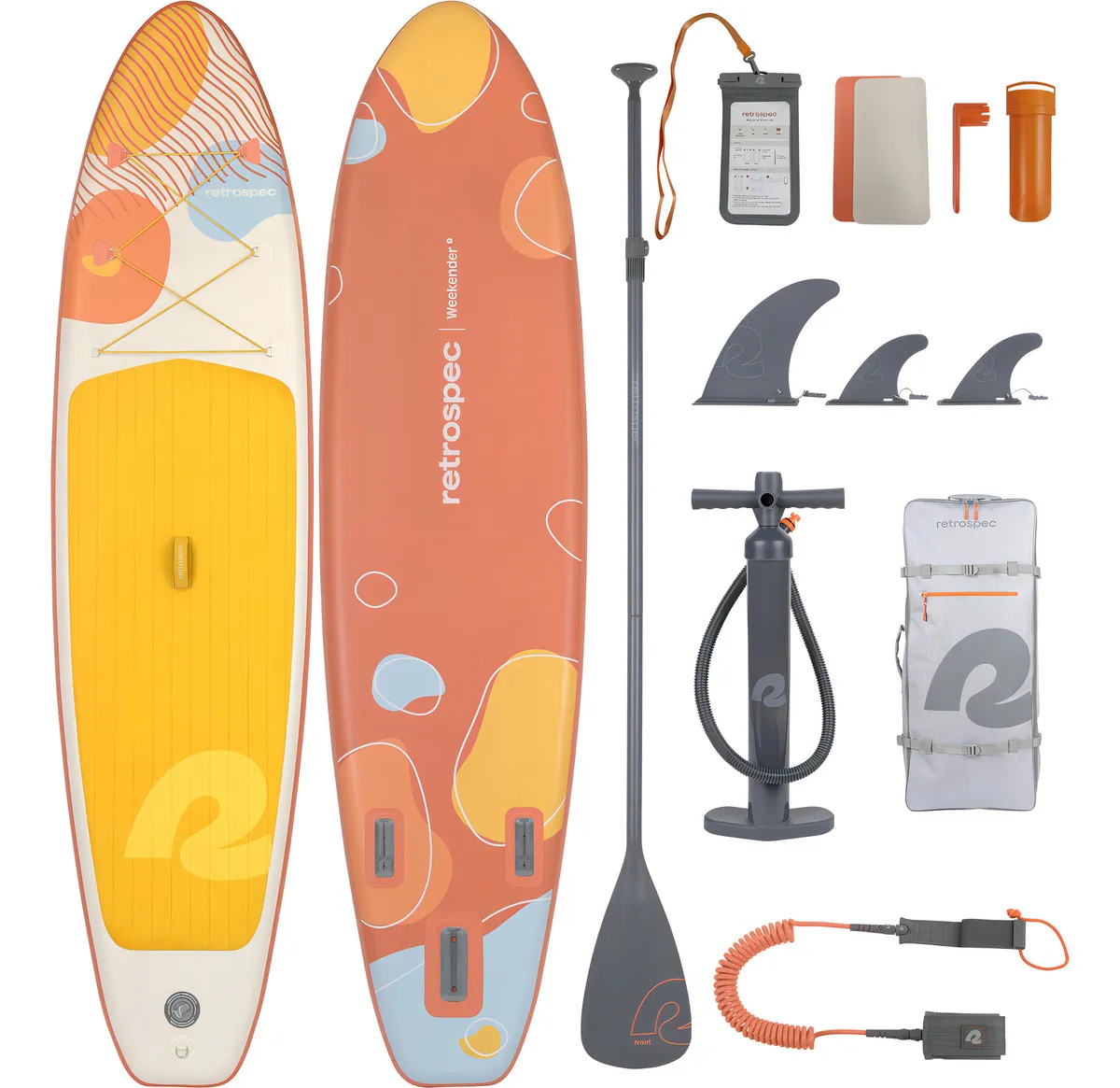 Tabla de Remo Inflable de Pie 3.05 Metros para Stand Up Paddle (SUP) - Completa con Accesorios - Ideal para Deporte y Ocio en el Agua