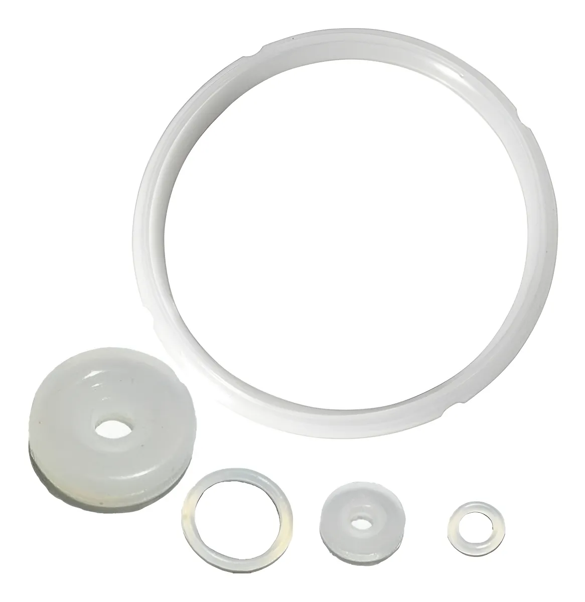 Anillo de Sellado de Silicona de Repuesto para Ollas a Presión de 6 y 5 Qt | Sellado Perfecto y Duradero para Cocinar con Seguridad