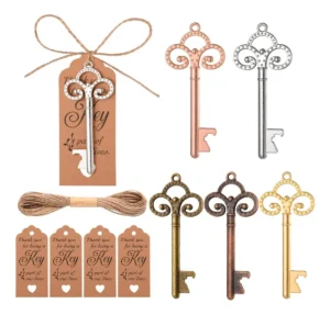 100 Piezas Abrebotellas Vintage Vintage Para Fiestas y Eventos - Diseño Retro Encantador Ideal Para Regalo