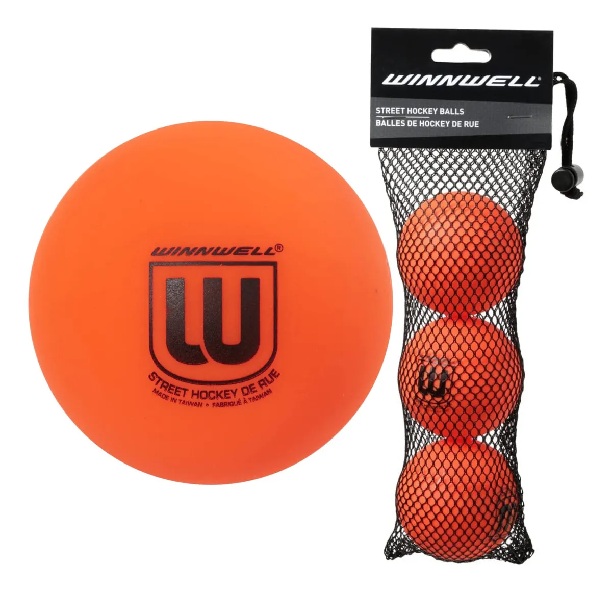 Pelotas de Hockey Callejero 65mm: Juego y Entrenamiento Profesional en Exteriores con Bolsa Incluida