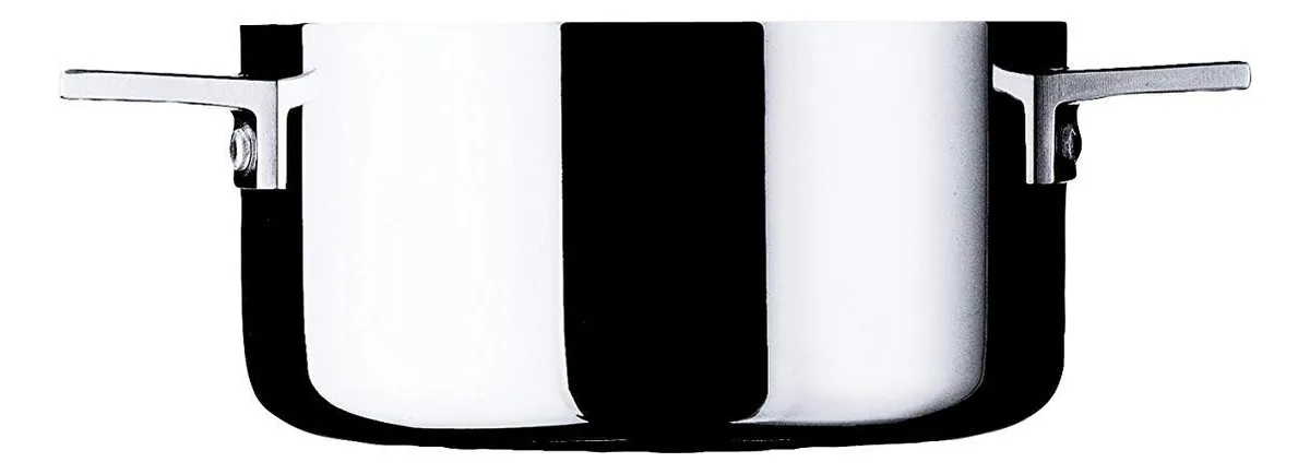 Cacerola Acero Inoxidable 20 Cm Triple Capa con 2 Asas - Cocina Profesional, Distribución Uniforme de Calor, Duradera para Uso Diario y Especial | Utensilio de Cocina Indispensable