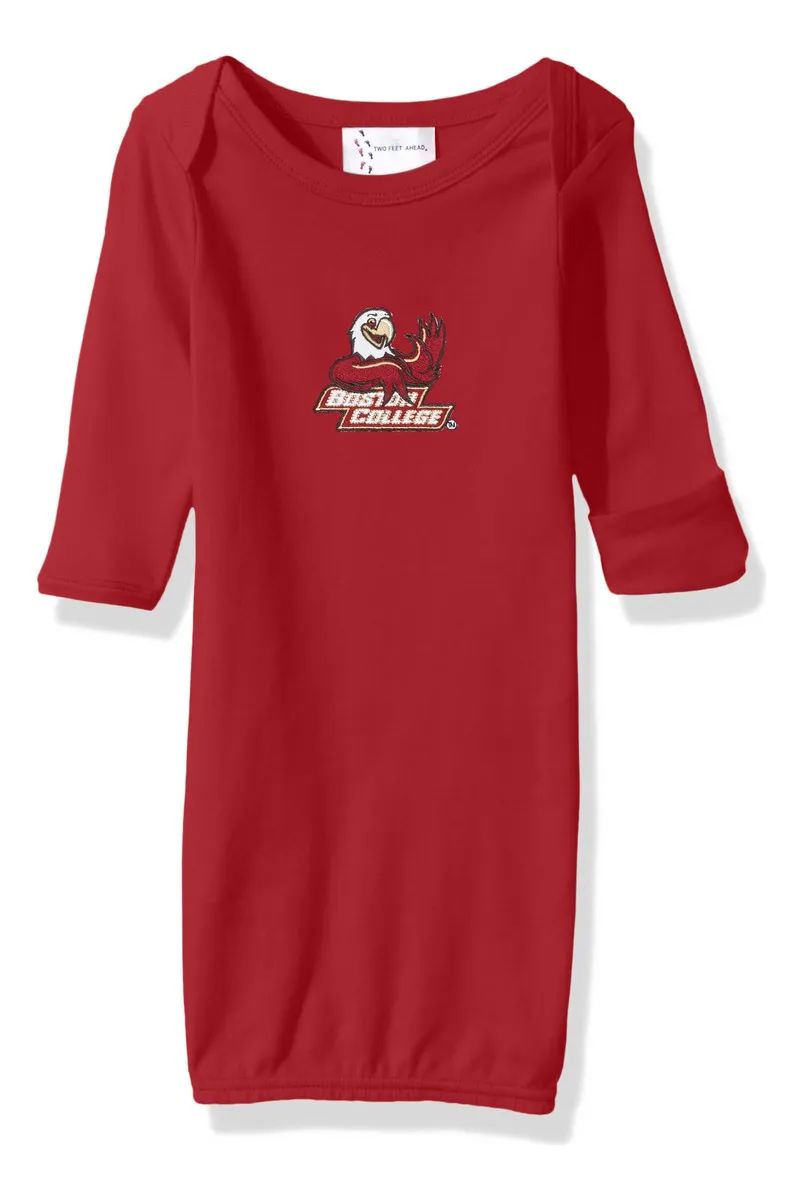 Albornoz Unisex Boston College Eagles Carmesí para Niños | Suave y Cómodo para el Hogar | Ideal para Después del Baño y Descanso | Oficialmente Licenciado