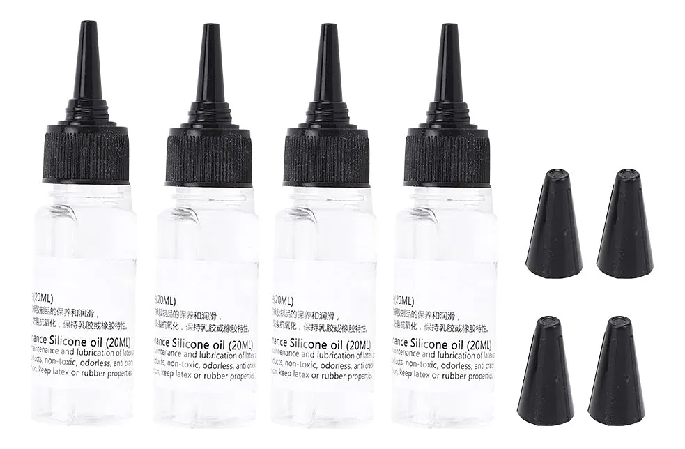 Aceite de Silicona para Mantenimiento de Trajes de Neopreno - Protección y Conservación - Pack 4 Unidades - Ideal para Surf, Buceo y Actividades Acuáticas