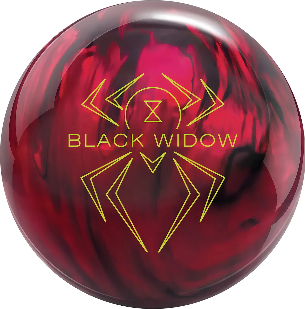 Bola de Boliche Black Widow 2.0 Híbrida para Competición y Entrenamiento Profesional - 11.34 Kg