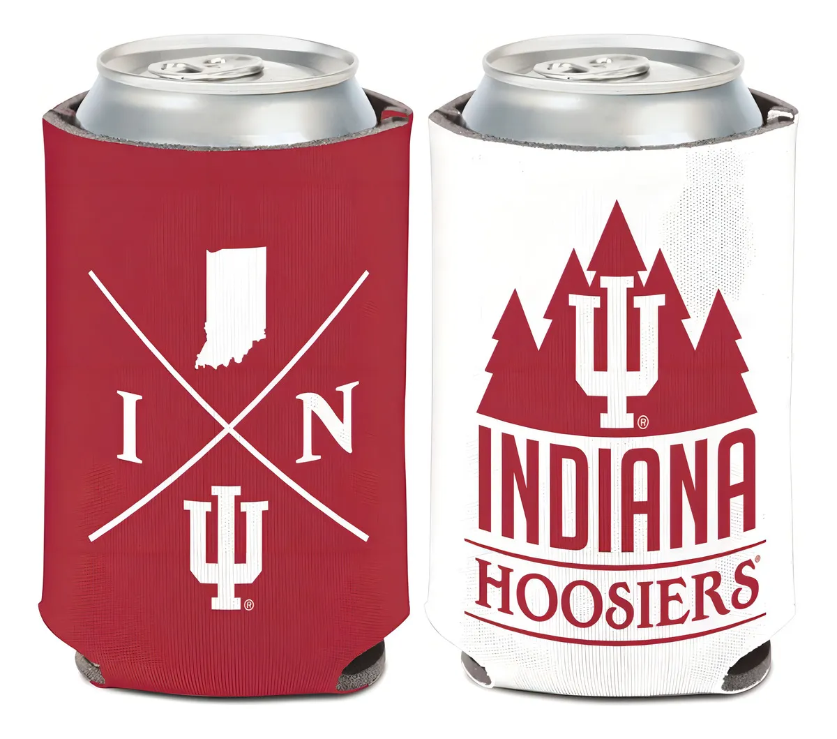 Enfriador de Latas Plegable Indiana Hoosiers 355ml | Conserva tu Bebida Fría y con Estilo | Accesorios para Fanáticos Deportivos