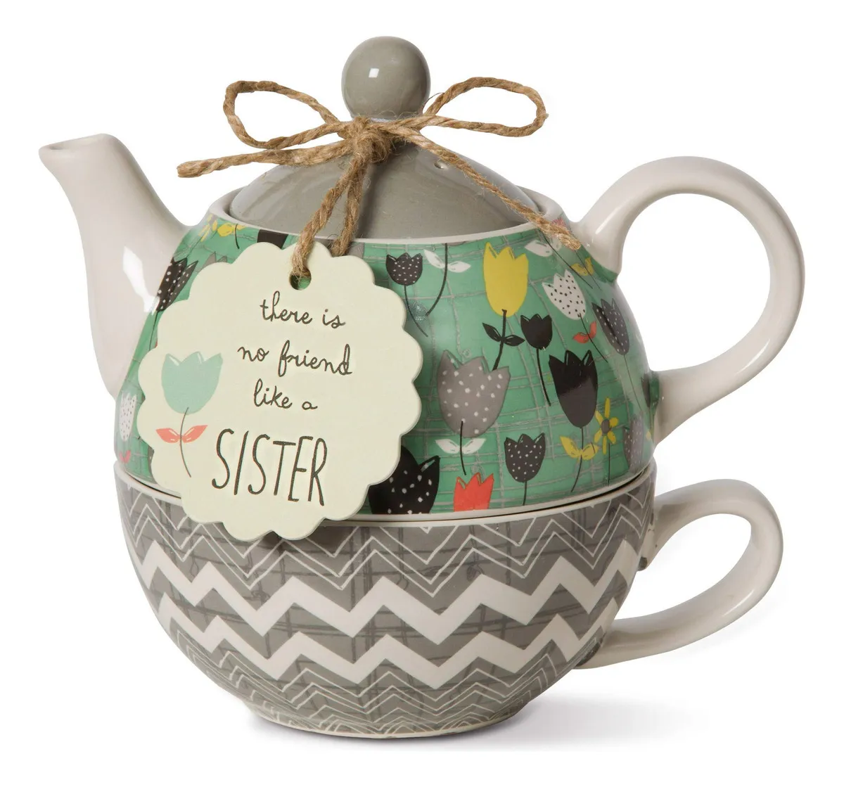 Taza de Té de Cerámica para Uno 450ml Multicolor - Diseño Moderno y Elegante para Disfrutar tu Bebida Caliente Favorita - Ideal para Uso Diario