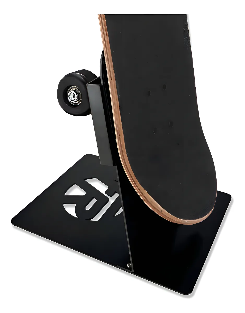 Soporte Portátil Doble Vista para Monopatín - Almacenamiento Seguro y Estable - Negro Mate | Ideal para Patinetes Eléctricos y Scooters