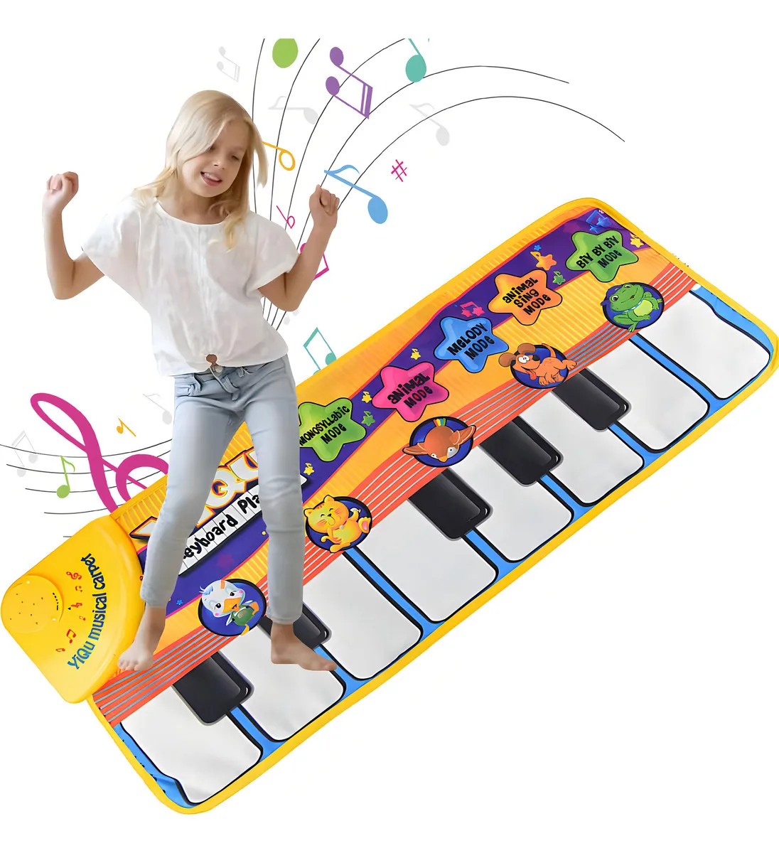 Alfombra Musical Interactiva para Niños: Juguete Educativo Divertido y Estimulante para Pequeños Músicos | 72 x 28 cm