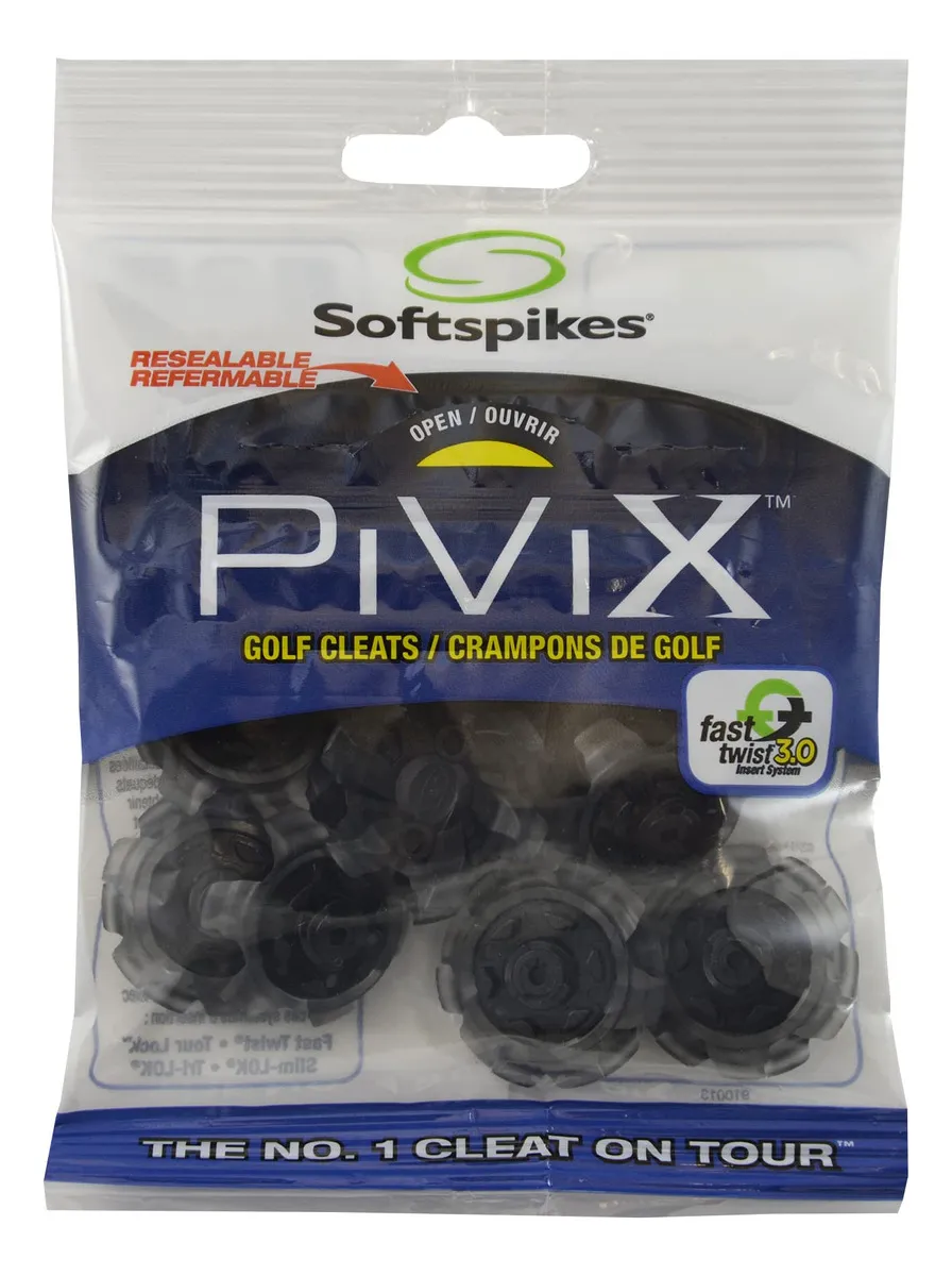 Clavos Softspikes Pivix Fast Twist 3.0 para Golf - Sistema de Fijación Rápida y Segura - 18 Unidades