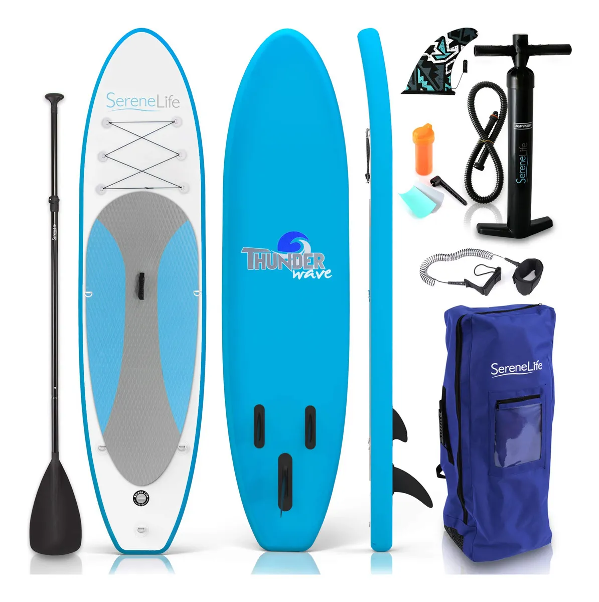 Tabla Paddle Surf Inflable 15cm, Completa con Accesorios y Mochila para Desplazamientos Fáciles | Soporte Estable para SUP - Ideal para Aventuras Acuáticas