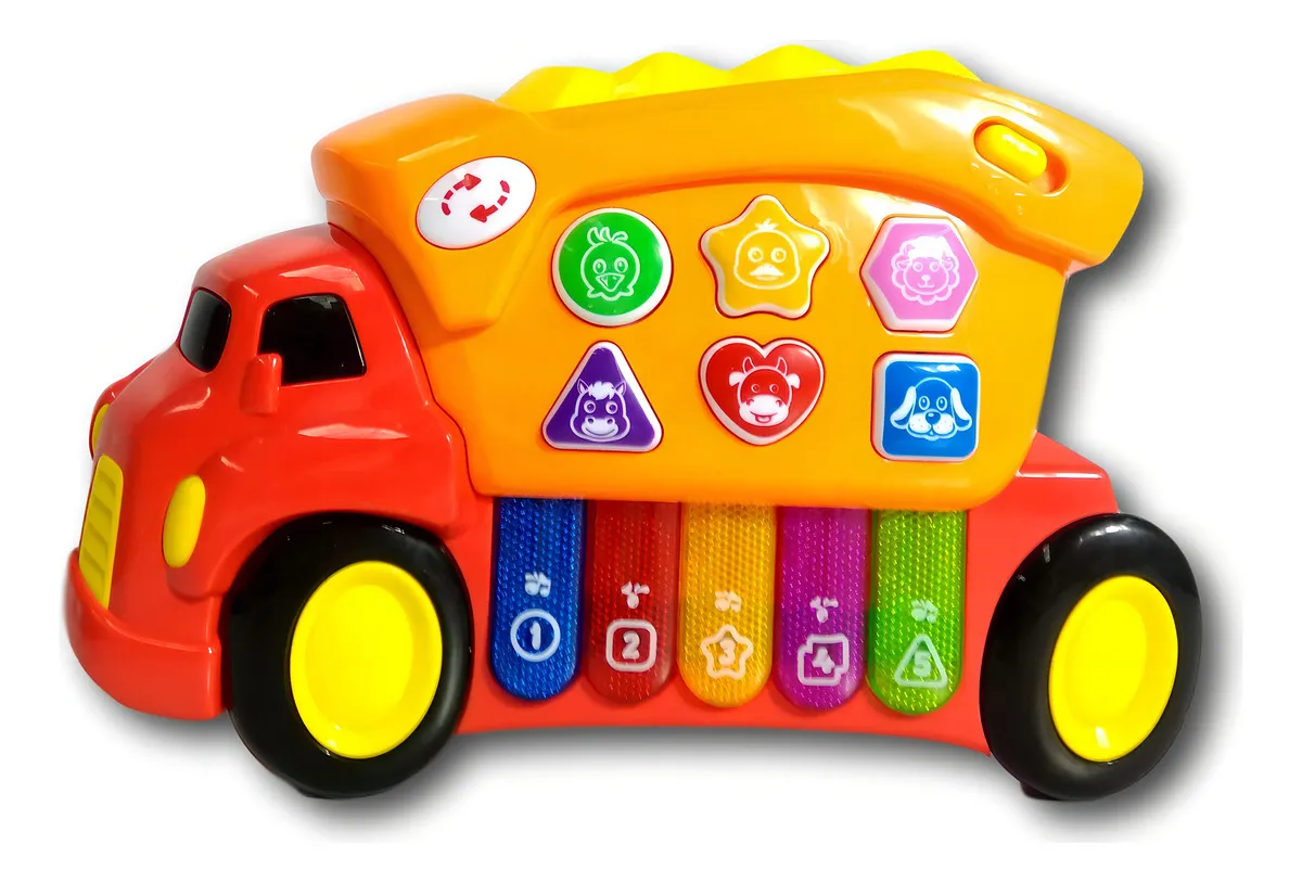 Órgano de Juguete para Bebé con Sonido y Luces Multicolor - Estimulación Temprana y Diversión Interactiva para Niños Pequeños