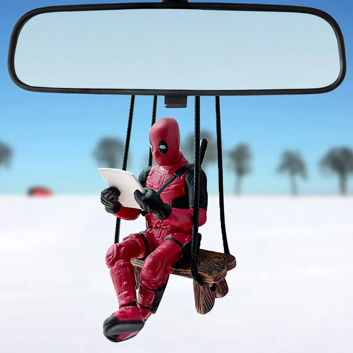 Accesorios para Colgar Espejo de Coche Anime: Decoración Interior Personalizada para Vehículos - Adhesivos, Ganchos y Soportes Estilizados para un Toque Divertido y Único en tu Automóvil