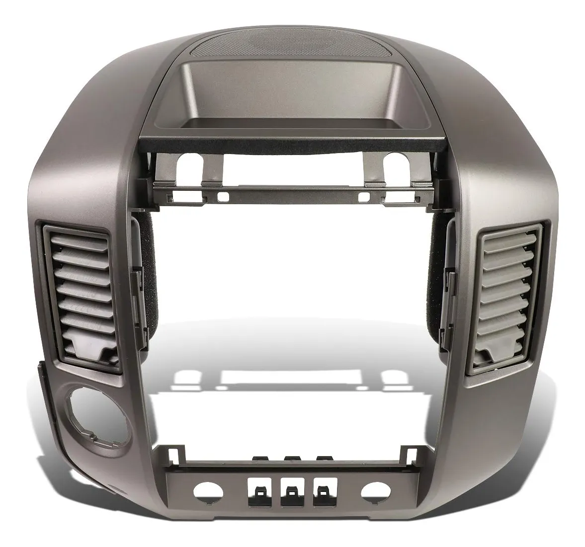 Bisel Envolvente de Ventilación para Audio A/C - Color Gris Elegante | Mejora el Flujo de Aire y la Estética Interior del Vehículo | Accesorios de Audio y Climatización para Automóviles