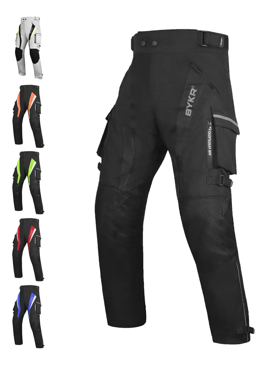Pantalones de Motocicleta Blindados para Hombre y Mujer | Protección Total en Carretera | Diseño Unisex Resistente
