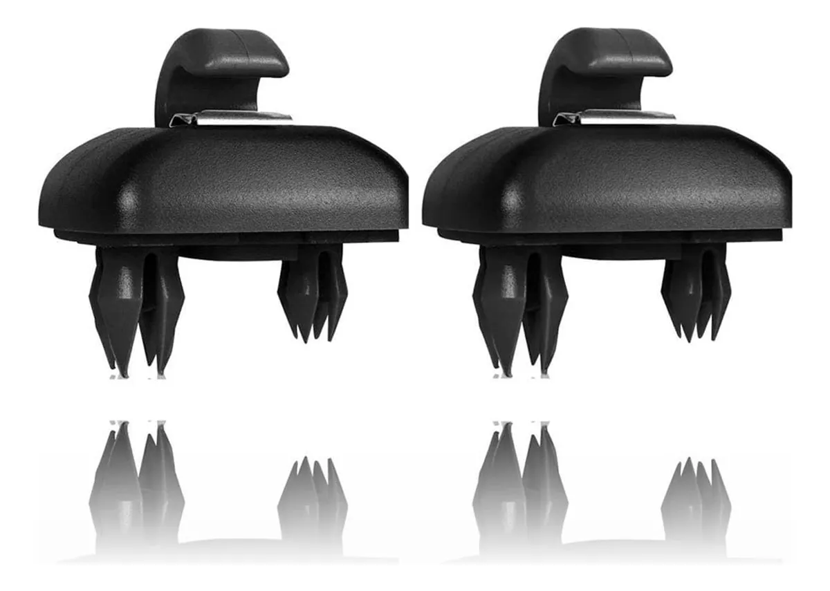 Soportes de Fijación para Espejo de Maquillaje (2 Unidades) | Color Negro - Solución Versátil y Segura para tu Tocador | Ideal para Montaje y Decoración | Resistente y Duradero