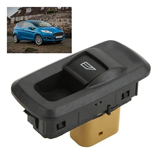 Interruptor Control Elevalunas Eléctrico Ford Fiesta VI 8A6T14529AA - Repuesto Original para Ventana Frontal o Trasera - Facilita el Manejo - Duradero y Confiable