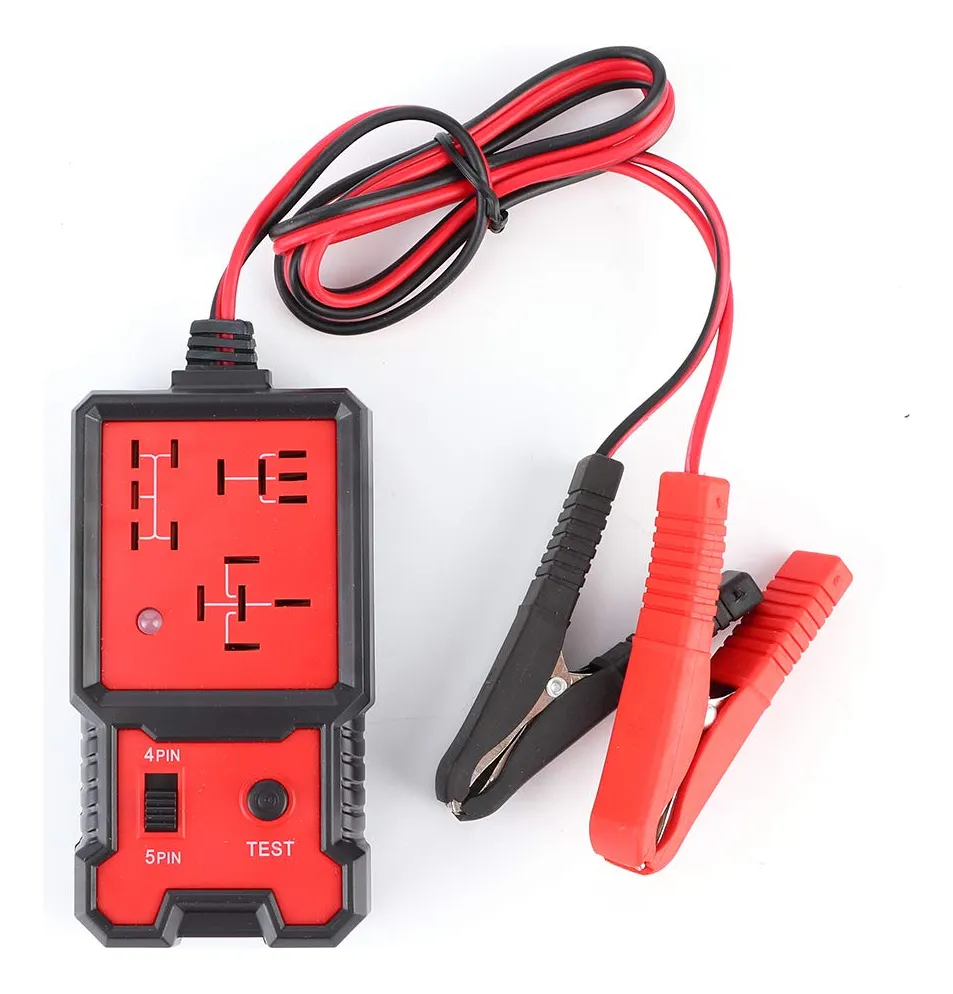 Comprobador de Relé y Batería Profesional para Coche 12V | Herramienta Diagnóstico Automotriz Esencial