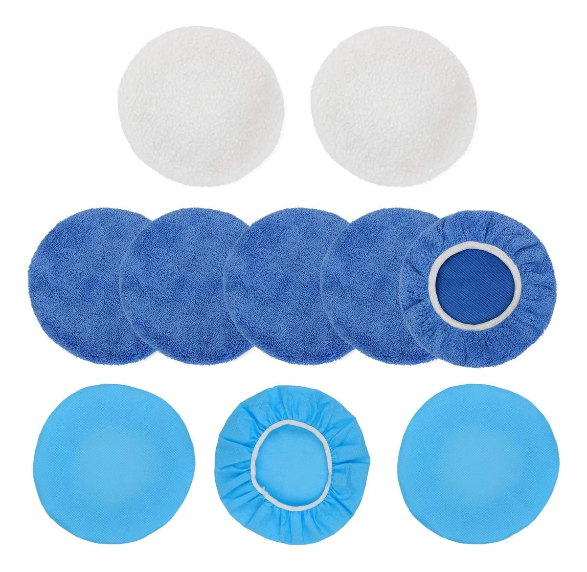 10 Almohadillas Pulidoras para Cocina | Diametro 23-25cm | Cocción Uniforme y Limpieza Profesional | Accesorios para Cocina de Alta Calidad